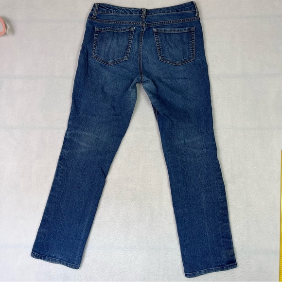 Nine West Curvy Straight  cotton blend denim Blue jeans size 4 - Picture 2 of 16